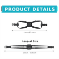 thumbnail image 2 of Luggage Straps Bag Bungees for Suitcases Add A Bag, Travel Bungee Belt (2 Pack), 2 of 7