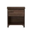 thumbnail image 6 of Max & Lily Solid Wood Farmhouse 1 Drawer Nightstand, Barnwood Brown, 6 of 10