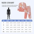 thumbnail image 4 of Naloa Corals Men’s Pajamas Set - Long Sleeve Button Down Sleep Shirt and Pajama Bottoms Sleepwear Set-Small, 4 of 7