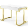 thumbnail image 1 of Modway Bureau de bureau à Anneau, Or Blanc, 1 of 6