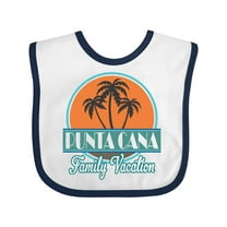 Inktastic Punta Cana Family Vacation Matching Boys or Girls Baby Bib