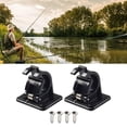 thumbnail image 4 of 2 Pcs ABS Wall Mounted Fishing Rod Storage Clips Clamps Holder Rack Organizer, 4 of 10