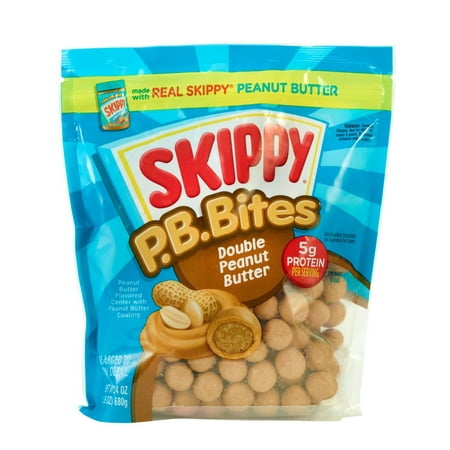 Product of Skippy Double Peanut Butter P.B. Bites, 24 oz. [Biz (Best Chunky Peanut Butter)
