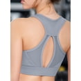 thumbnail image 2 of PISONIC Women's Full-Coverage High- Sports Bra - Shockproof Yoga & Gym Workout Top with Adjustable Back Closure, Non-Padded Comfort Fit for Running, Boxing, Weightlifting, 2 of 10