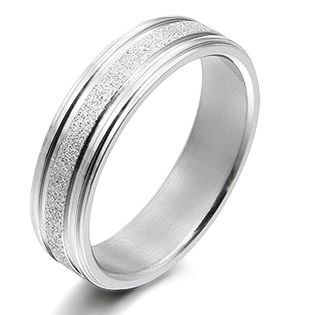 9 Women Ring Size 4 Gemini Groom & Bride Matching Couple Titanium Wedding Engagement Bands Rings Set 6mm & 4mm Width Men Ring Size