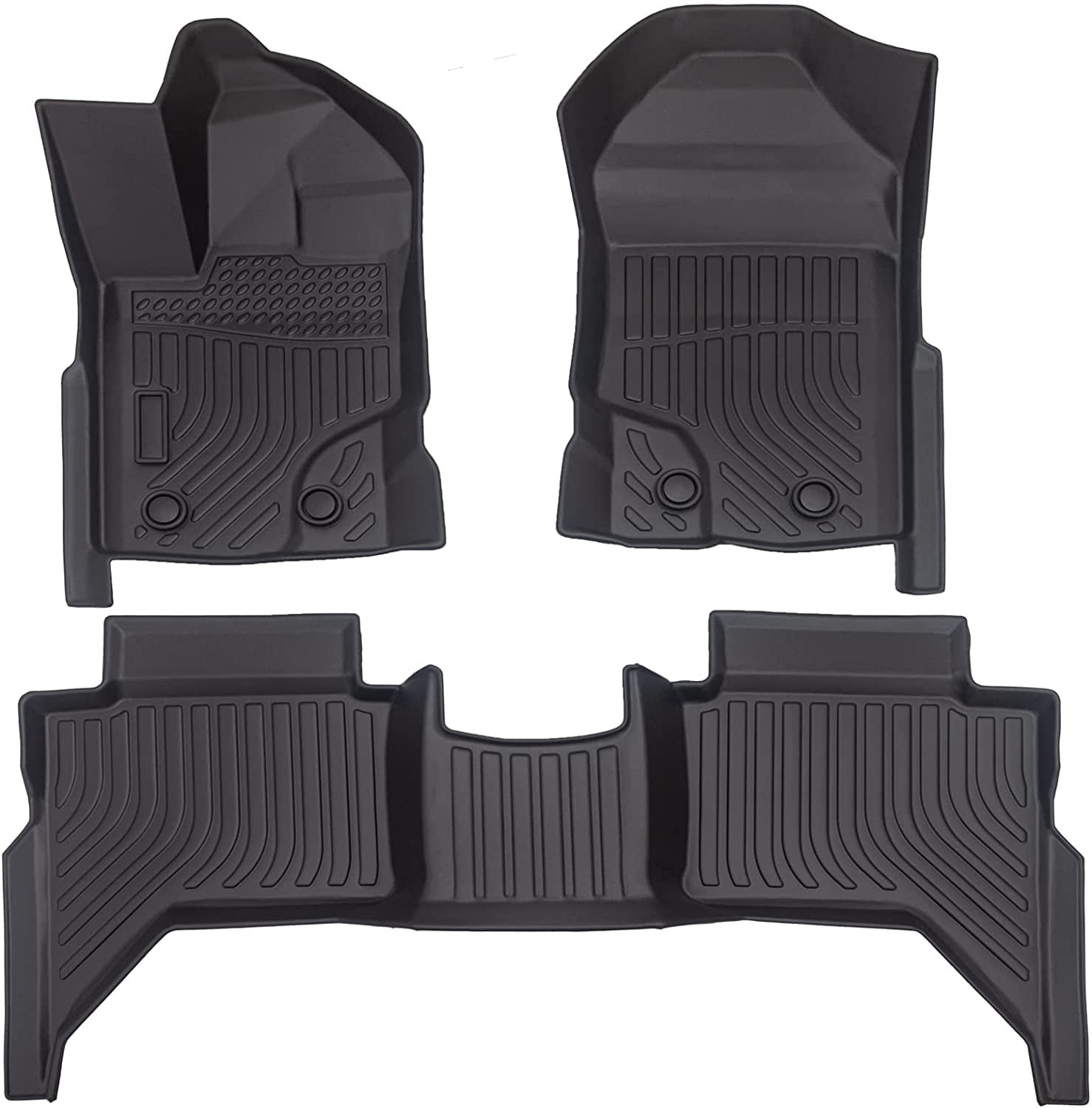 PAPAJET Floor Mats Compatible with FordFord Ranger 20192021, Custom