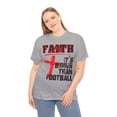 thumbnail image 3 of DJH Apparel | My Faith: It's Bigger Than Football Christian Unisex T-shirt, 3 of 6