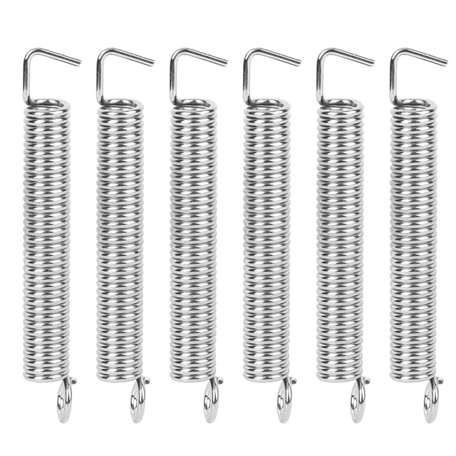 Resortes de tensión para trémolo de guitarra, 6 piezas de resortes de tensión para trémolo, resortes para puente de trémolo, accesorios para guitarra optimizados para la excelencia