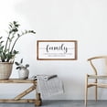 thumbnail image 6 of MODE HOME Family Sign for Home Decor, Farmhouse Family Wall Decor with Wood Frame for Wall, Kitchen, Living Room, Bathroom, Bedroom, 6 of 9