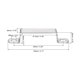 thumbnail image 2 of Conector en forma de U de acero inoxidable 304 de 18 x 61.5 mm, paquete de 6, 2 of 6