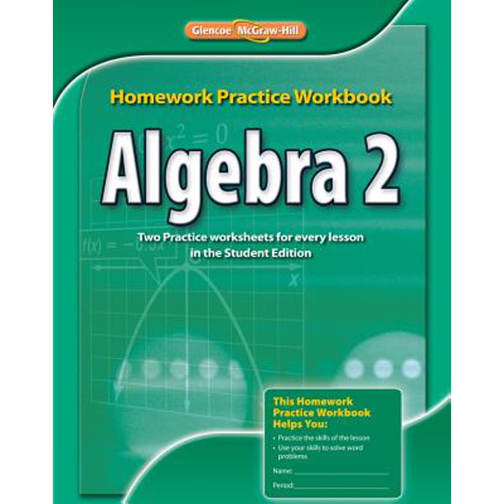 homework practice workbook algebra 2