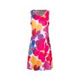 thumbnail image 4 of Elegante mujer sin mangas Rounk cuello verano cómodo bolsillos de impresión Casual vestido de tanque suelto OAVQHLG3B Store lin121212, 4 of 5