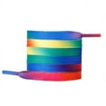 thumbnail image 5 of 2Pair 24 36 45 63 72 Inch Flat Shoelaces Replacement for Sneakers Boots Rainbow, 5 of 9