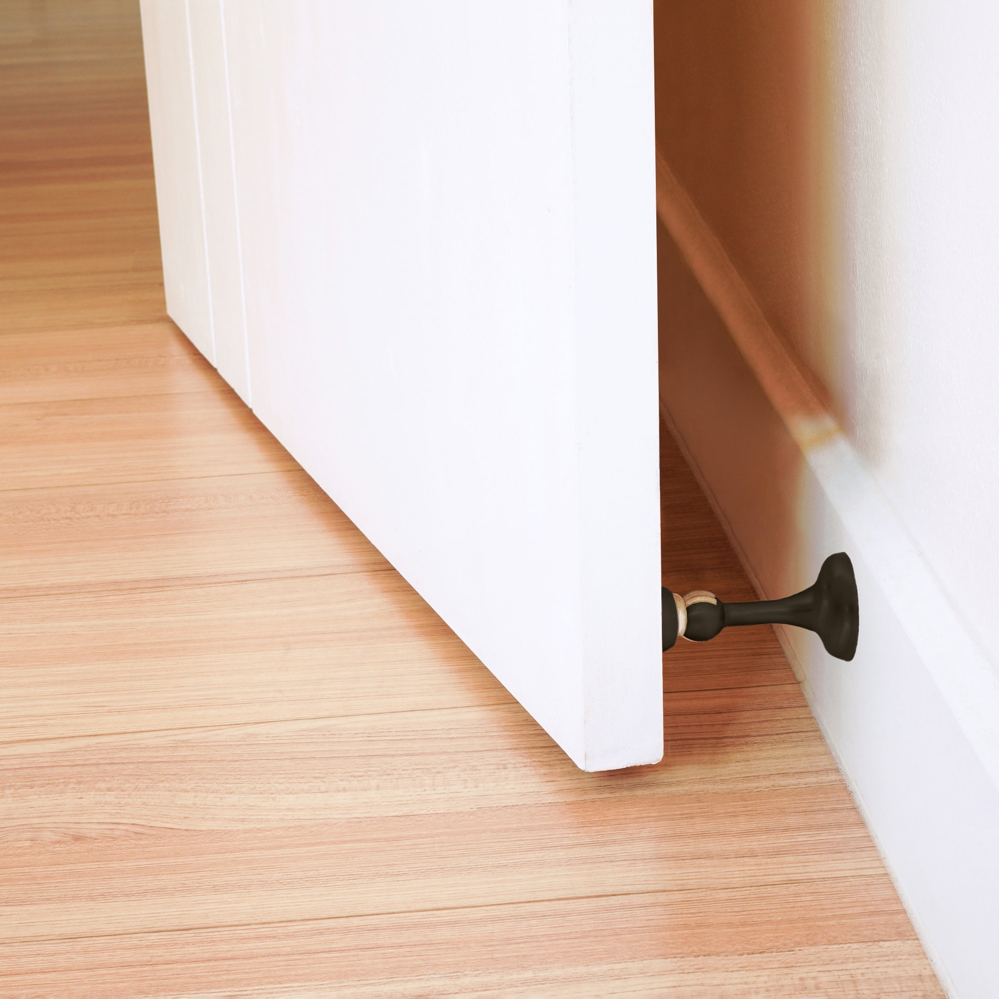 Design House 4-Pack Oil Rubbed Bronze Magnetic Door Stops for Interior Use