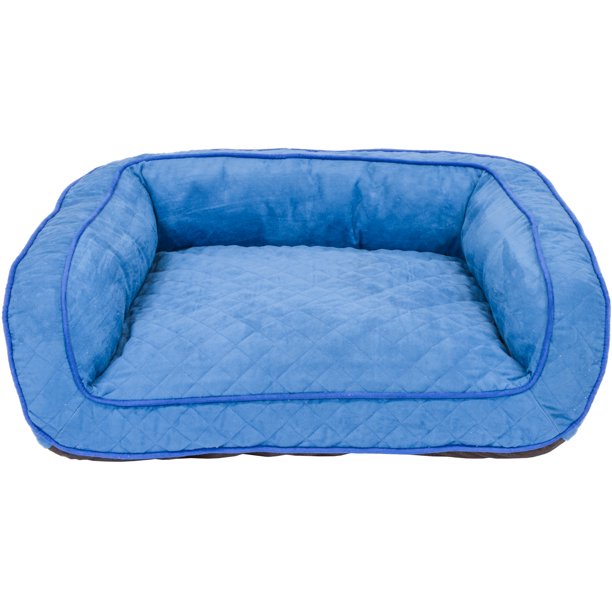 Cozy Pet Couch Dog Bed Blue