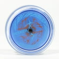 thumbnail image 2 of C3yoyodesign Seeker (by you) Yo-Yo - Adjustable 2A Looping YoYo ("Test Type" Clear with Clear Blue Cap), 2 of 4