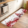 thumbnail image 2 of Valentine's Day 2'x6' Runner Rugs for Hallway Kitchen Bedside Non Slip Washable, Pink Red Love Heart Gnomes Eucalyptus Entryway Rug Runners with Rubber Backing, Long Carpet Runner for Laundry Room, 2 of 8