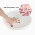 thumbnail image 3 of Chair Pad,Round Memory Foam Seat Cushion Lumbar Support Pillow for Chair - pink, 3 of 7