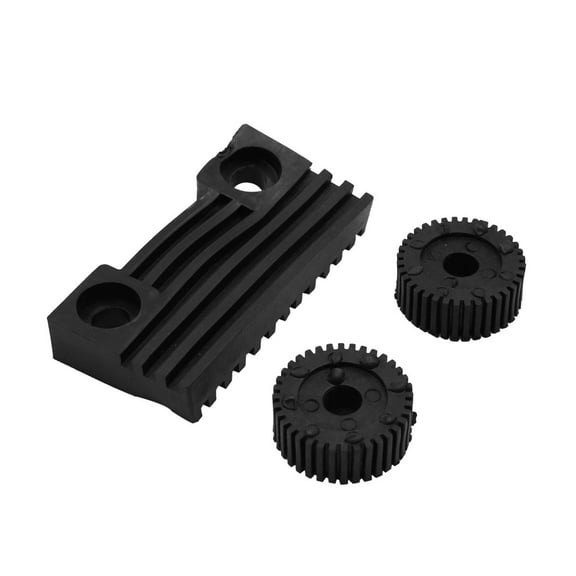 Unique Bargains Black Rubber Motorcycle Scooter Oil Fuel Tank Cushion Pad Kit for GS125 GN125