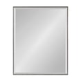 thumbnail image 2 of Kate and Laurel Rhodes Large Framed Decorative Rectangle Wall Mirror, 23" x 29", Dark Silver, Sleek Decorative Wall Mirror with Modern Frame, 2 of 2