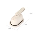 thumbnail image 3 of HIBIBUD 2026 New Steam Iron for Clothes with Non-Stick Soleplate 1000W Clothes Iron with 30 Seconds Warm-Up,Overheat Safe Protection&Two Modes, for Home Use, Garment Care, Quick Wrinkle Removal, 3 of 6