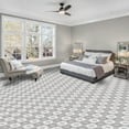 thumbnail image 2 of Retro 12x12 Peel & Stick Vinyl Floor Tile - Mod Diamond - 20 Tiles/20 sq. ft., 2 of 8