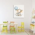 thumbnail image 3 of Stupell Industries Bohemian Watercolor Nursery Elephant Canvas Art, 24 x 30, by LSR Design Studio, 3 of 8