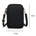 thumbnail image 2 of Bolso bandolera para móvil de mujer, monedero vertical, 2 of 5