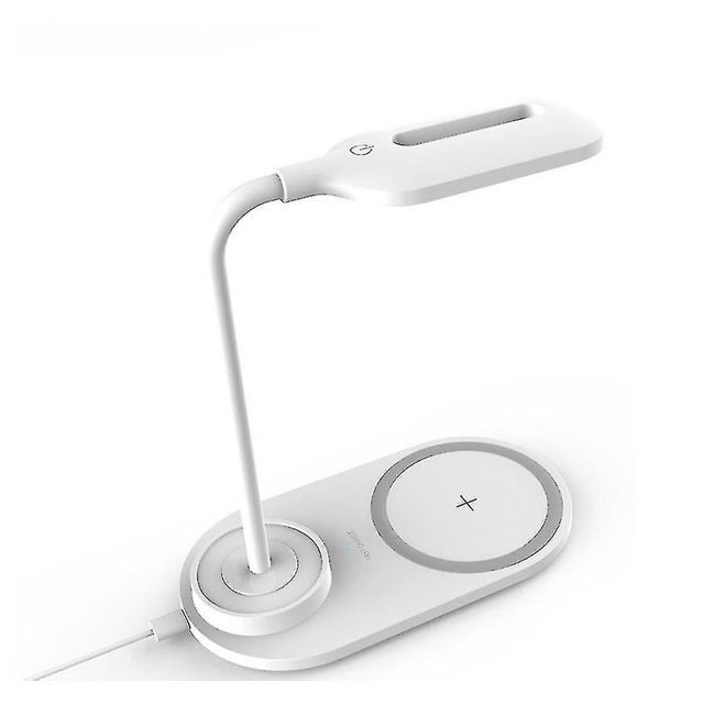 Cargador inalámbrico para lámpara de escritorio, carga de iluminación para el hogar al aire libre 2 en 1 Afortunado Sencillez