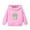 Pink, variant on Uxgjfwu Kids Flannel Shirt Hooded Tops Printed Toddler Long Sleeve Sweatshirts Boys Girls Fall Shirt Coat