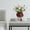 Red, variant on Ceramic Tulip Shape Decorative Vase with Ribbon, Elegant Home Decor for Wedding Table Centerpiece, Ideal Gift for Housewarming Valentine's Day, Pink/Red/Green/White