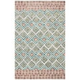 thumbnail image 5 of SAFAVIEH Aspen Maurice Geometric Wool Area Rug, Green/Red, 4' x 6', 5 of 7
