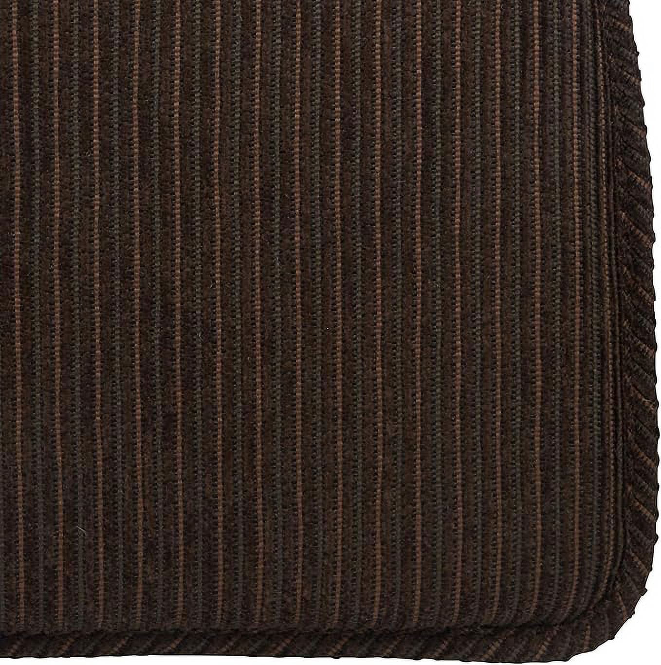 The Gripper Non Slip Chair Cushions, Soft & Comfortable Seat Pad, for Kitchen, Dining or Office, 4 Count, Chocolate