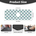 thumbnail image 2 of Logiee Cartoon Shark Print Kitchen Sink Splash Guard Faucet Mat for Splash Guard Behind Faucet Drip Catcher for Kitchen,Bathroom,Sink Mat,Dish Drying Mat,Bathroom-15" X 5.5", 2 of 7
