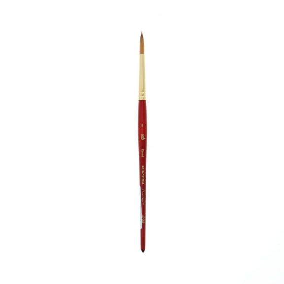 Princeton Brush Heritage Synthetic Sable Watercolor & Acrylic Brush, Round, 8