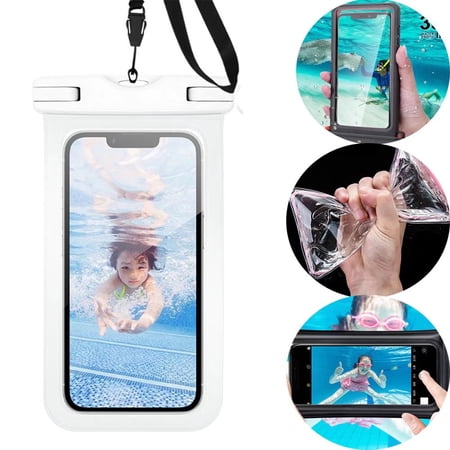 Haomacro Waterproof Dry Bag and Adjustable Strap-White