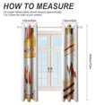 thumbnail image 2 of Cartoon Cake Blackout Curtains, Watercolor Pattern Window Treatment Grommet Curtains for Bedroom Thermal Insulated Window Curtains for Living Room 2 Panel Set, 2 of 5