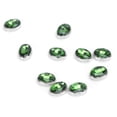 thumbnail image 4 of 10 Pcs Claw Rhinestone 10x14mm Oval Clawless Edging Unhooked Clothes Bags Shoes Hats Hand‑Sewn AccessoriesGreen, 4 of 14