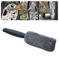 thumbnail image 1 of Brosse de Roue de Voiture Outil de Lavage Réutilisable pour Garde-Boue Moteurs Automobile Bouchons de Porte Souples Gris, 1 of 8