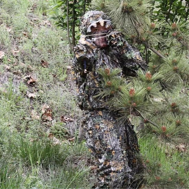 Traje Ghillie DYNWAVEMX para Hombre M L ML 3D Leafy