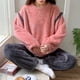thumbnail image 4 of Conjunto de Pijama de terciopelo para mujer, ropa de dormir holgada, cálida, sencilla, combina con todo, básica, gruesa, para el hogar, Invierno, 4 of 4