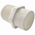 thumbnail image 1 of Adaptador de tubería Charlotte Pipe Schedule 40 PVC 3/4 pulgadas x 1/2 pulgadas, 1 of 2