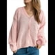thumbnail image 1 of Suéter Tipo Cárdigan con Botones para Mujer, de Otoño, Holgado e Informal, de Punto Rosa L, 1 of 9