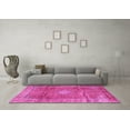 thumbnail image 3 of Ahgly Company Indoor Square Persian Pink Traditional Area Rugs, 6' Square, 3 of 4