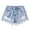 X3 Light Blue, variant on Ticikt Girl's Jean Shorts Cute Summer Trendy Fashion Ripped Denim Shorts High Waist Straight Leg Clothes Bottoms,Color:Blue,12-13 Years