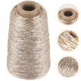thumbnail image 3 of ETEREAUTY Etereaauty Golden Cotton Yarn for Crochet and Knitting, Multicoloured Shimmer 2Pcs, 3 of 8