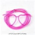 thumbnail image 4 of Yhmxh Gafas con pajita divertidas y originales, gafas con pajita flexible, gafas de plástico reutilizables con pajita, pajitas coloridas de longitud ajustable para fiestas de cumpleaños, celebracio, 4 of 6