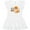 AA-White, variant on Inktastic Just a Wee Bit Wild- cute tiger cub Girls Toddler Dress
