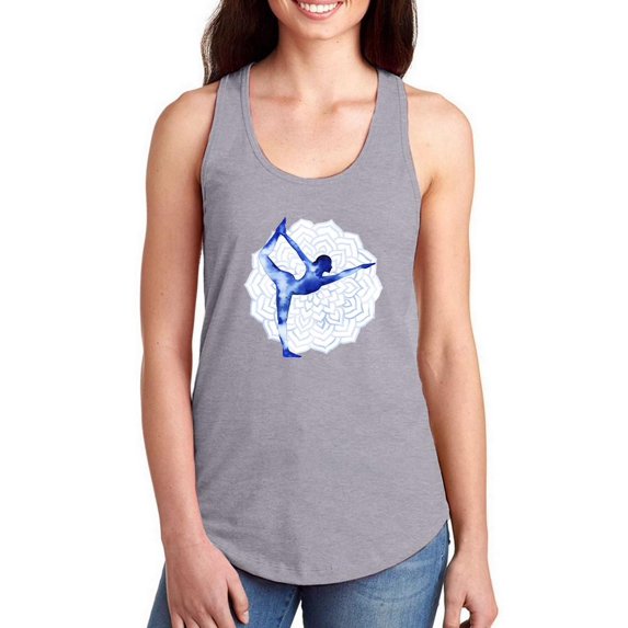 Yoga Flow I Racerback Tank Women -Grace Popp Designs, Female Medium
