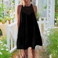 thumbnail image 2 of Camisola de Encaje para Mujer, Color Negro, Talla XL, 2 of 4